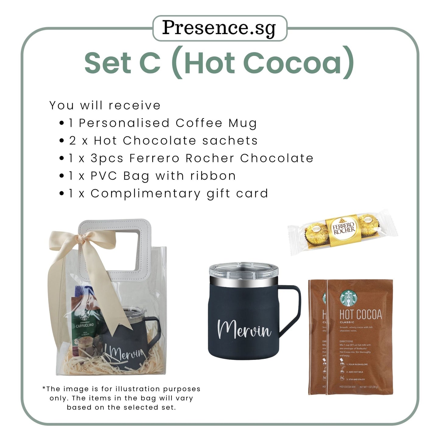 Personalised Tumbler Gift Set with Treats