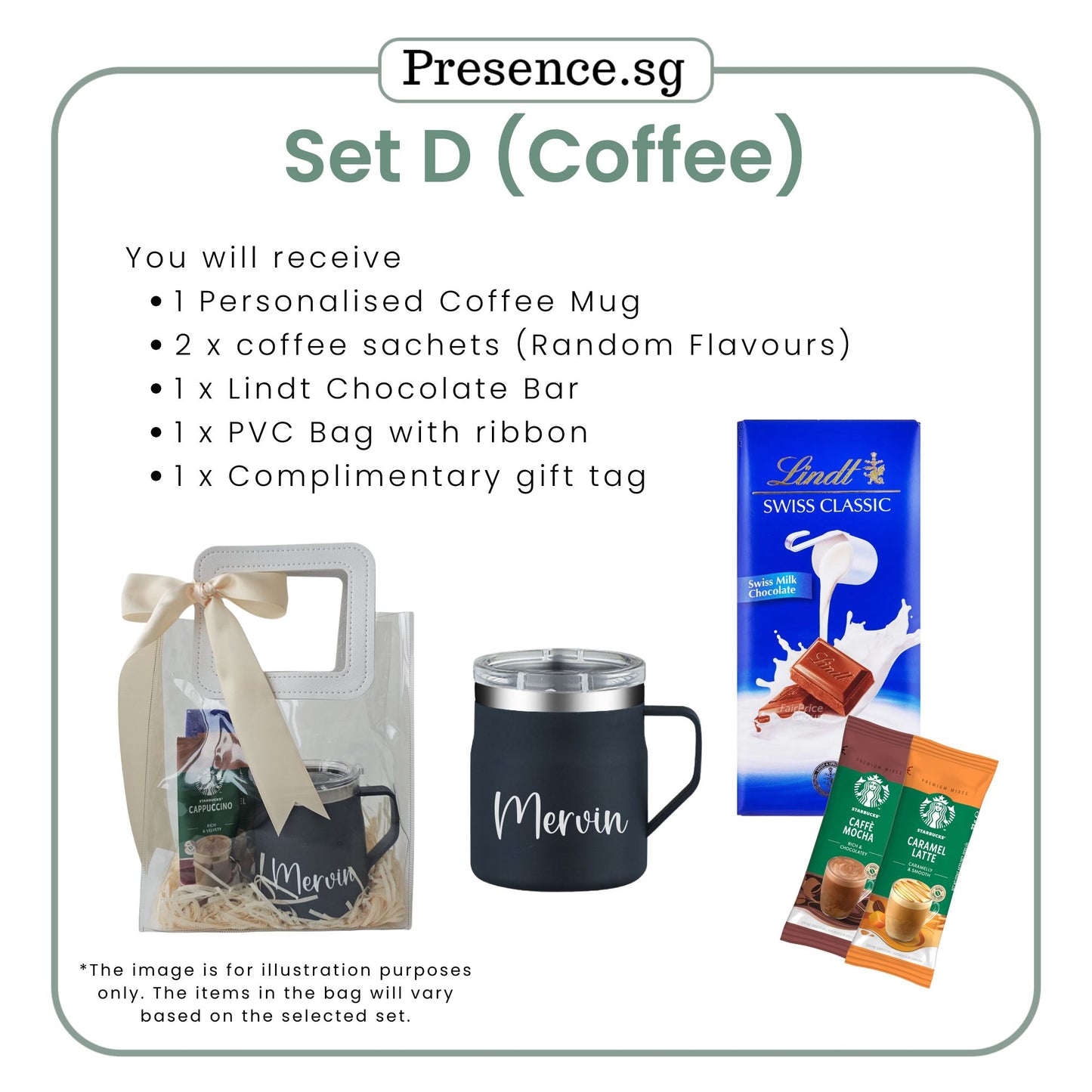 Personalised Christmas Coffee Mug Gift Set