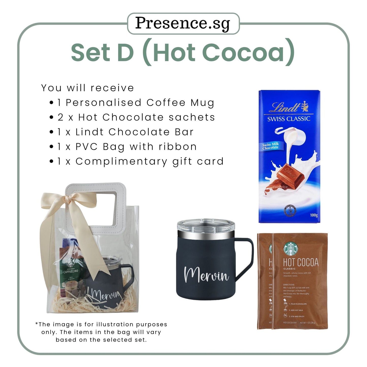 Personalised Tumbler Gift Set with Treats