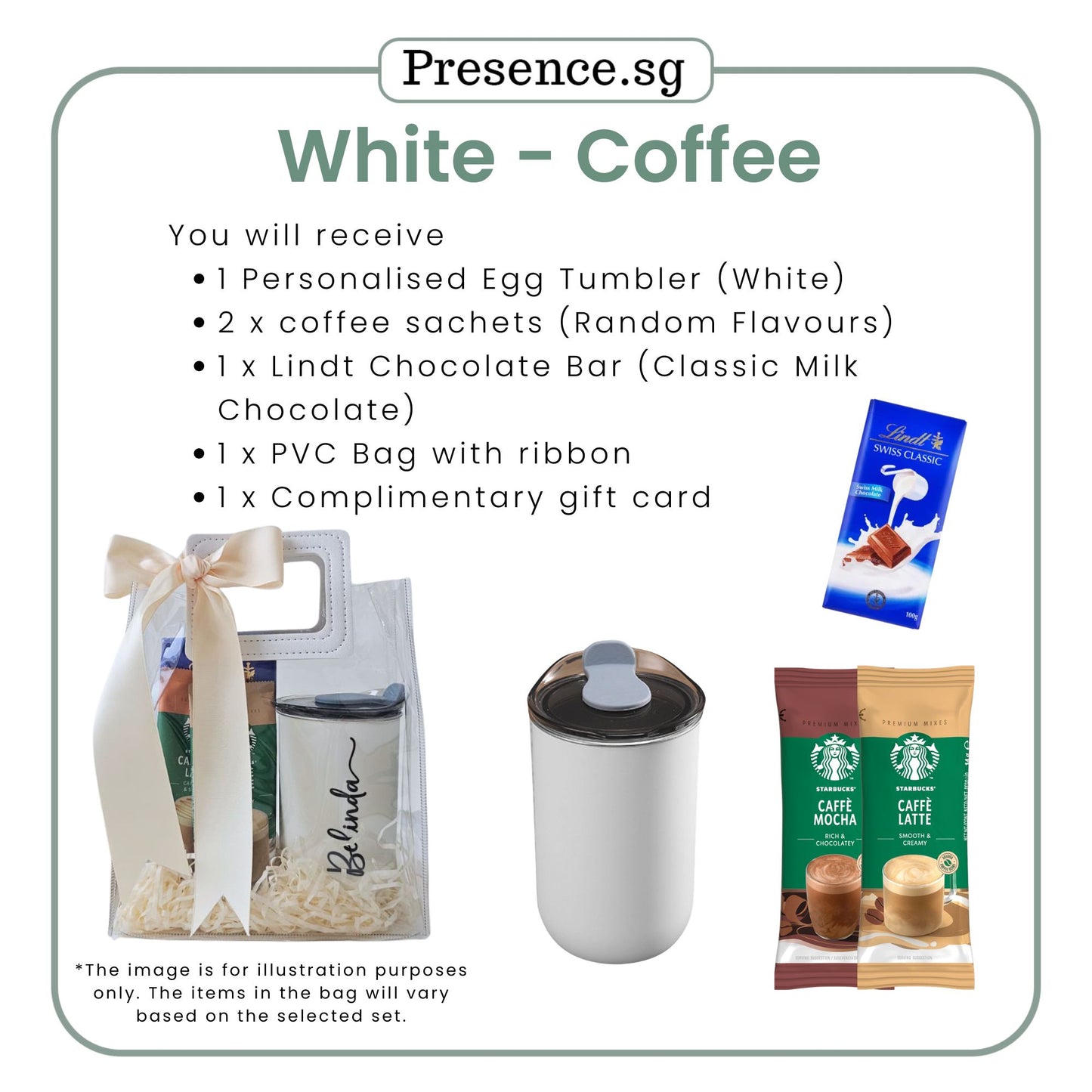 Personalised 300ml Egg Tumbler & Treats Gift Set (Set D)
