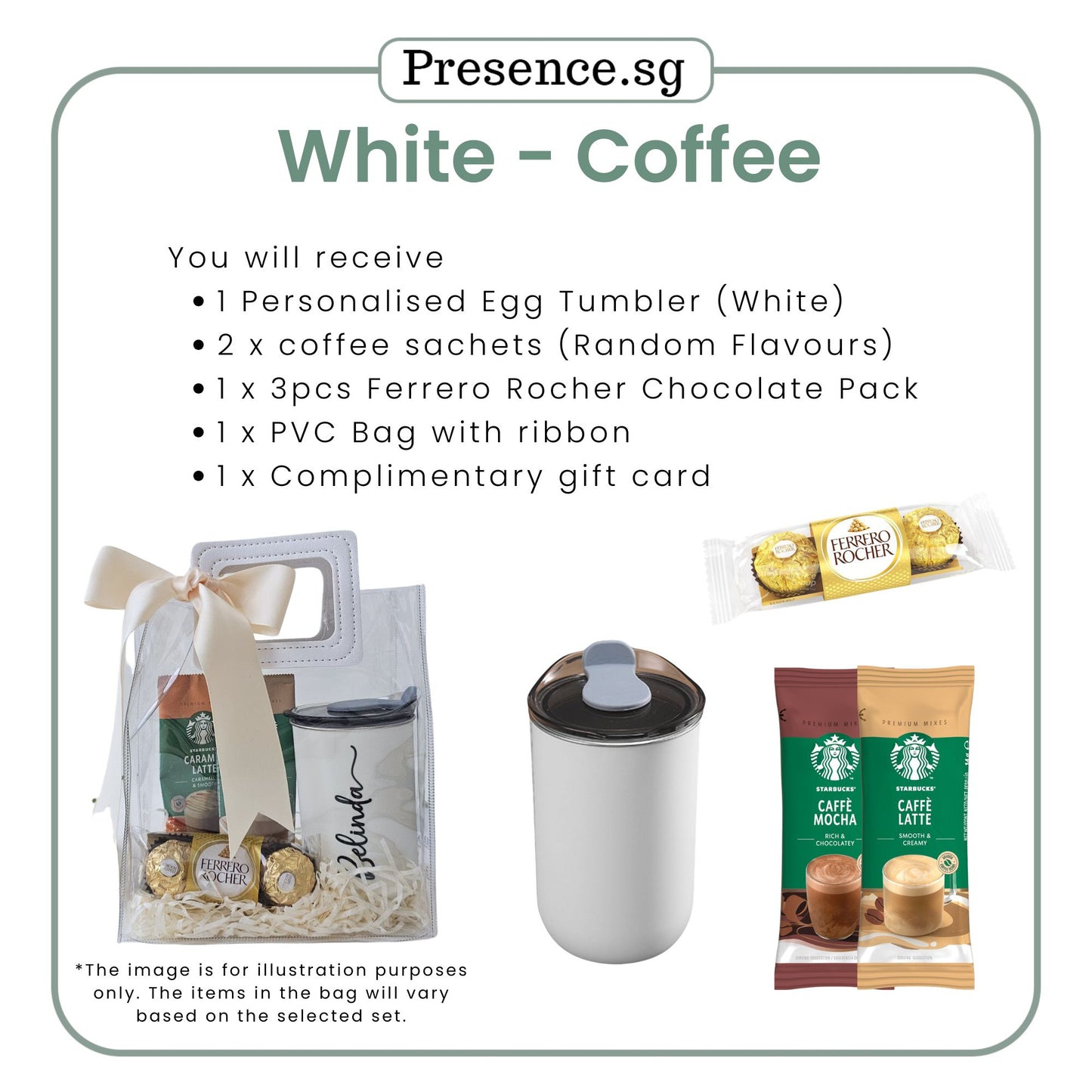 Personalised 300ml Egg Tumbler & Treats Gift Set (Set C)