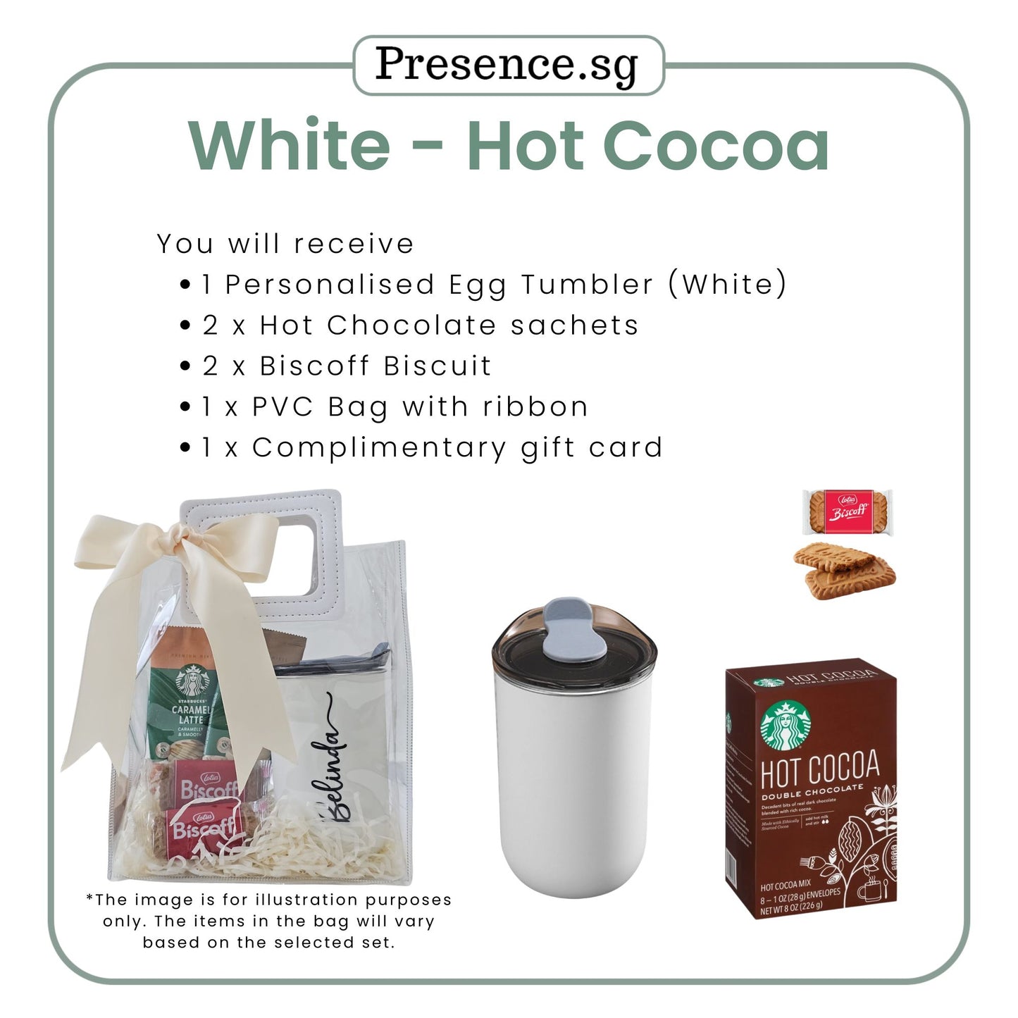 Personalised 300ml Egg Tumbler & Treats Gift Set (Set A)