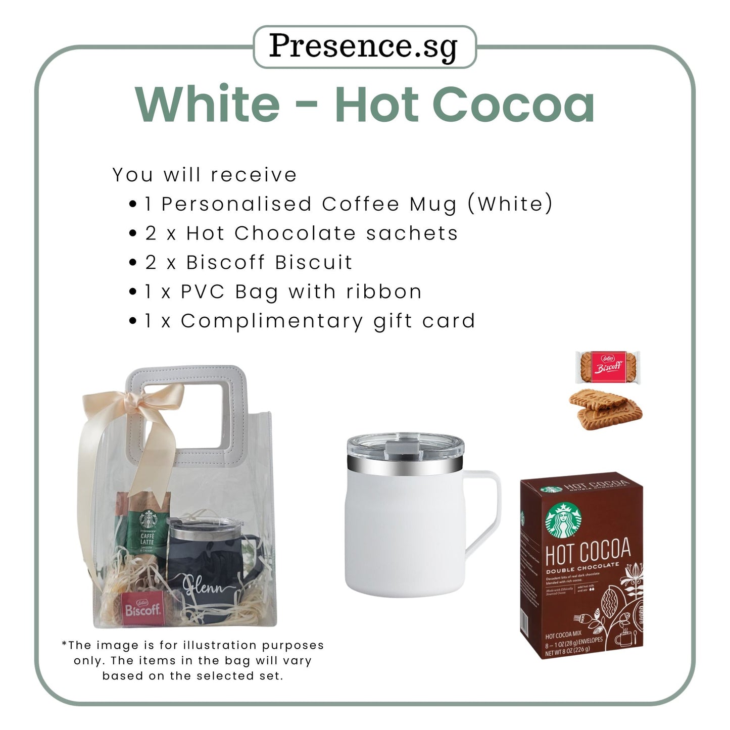 Personalised 450ml Coffee Mug & Treats Gift Set (Set A)