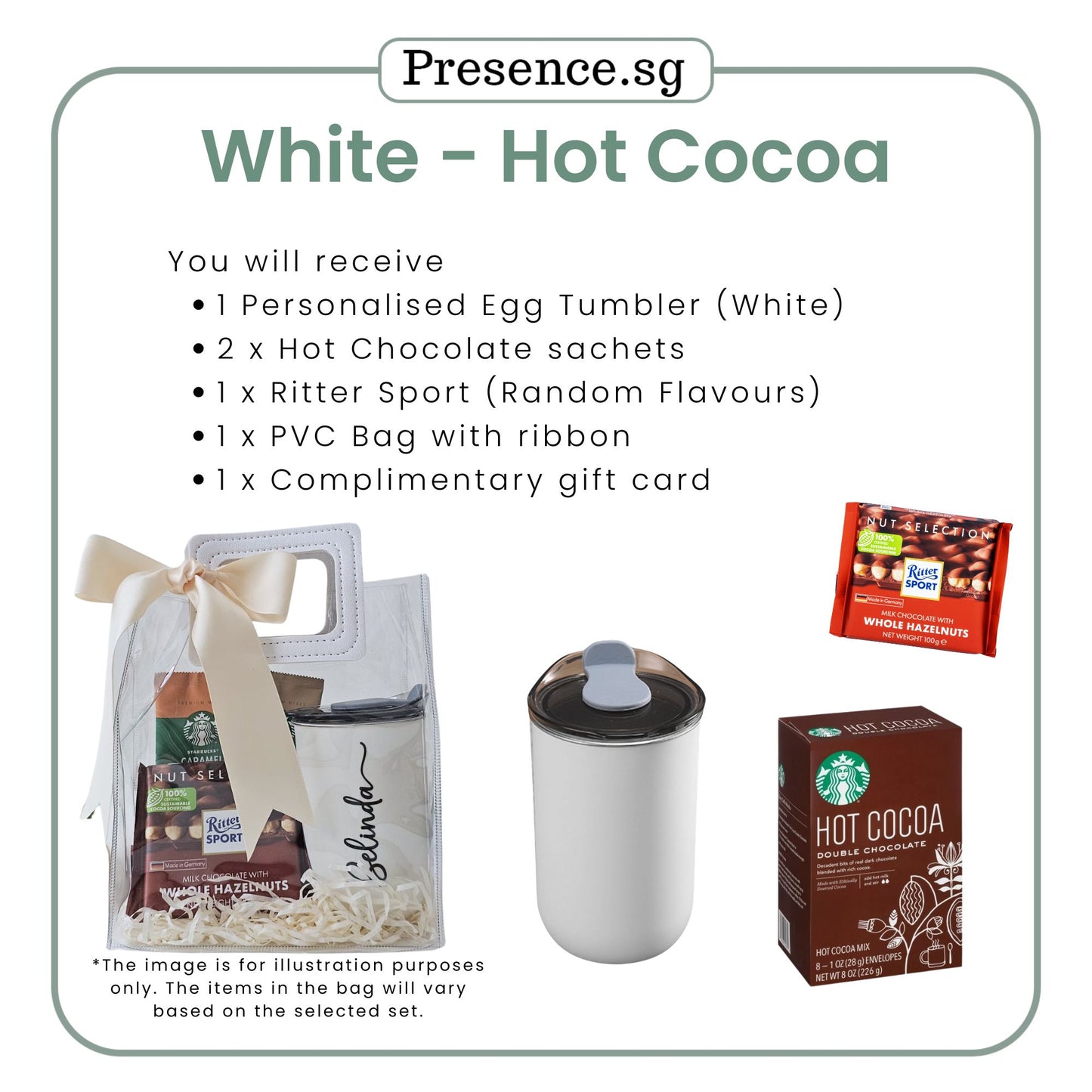 Personalised 300ml Egg Tumbler & Treats Gift Set (Set B)