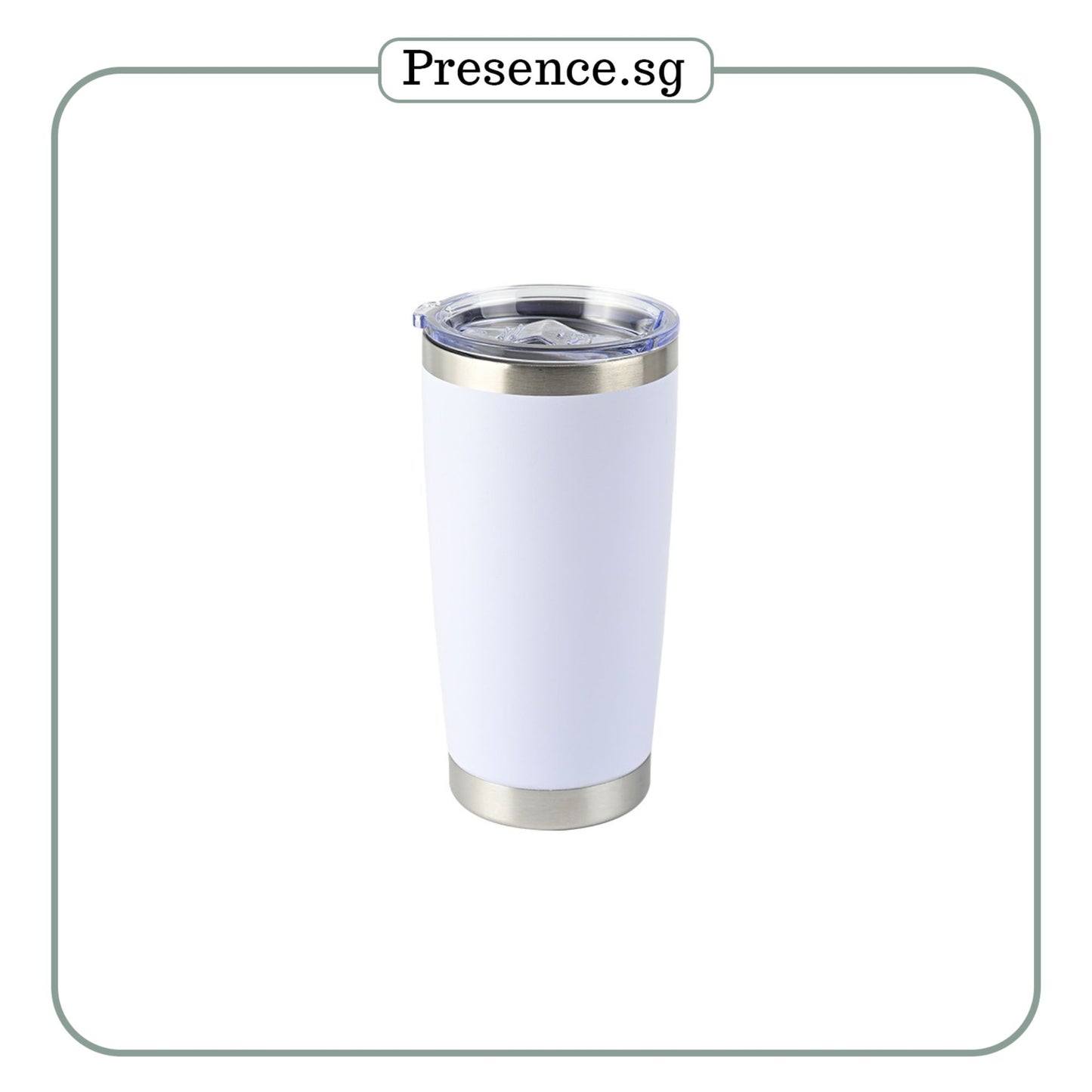 Personalised Christmas Coffee Tumbler Gift Set  (Dual Side Printing)